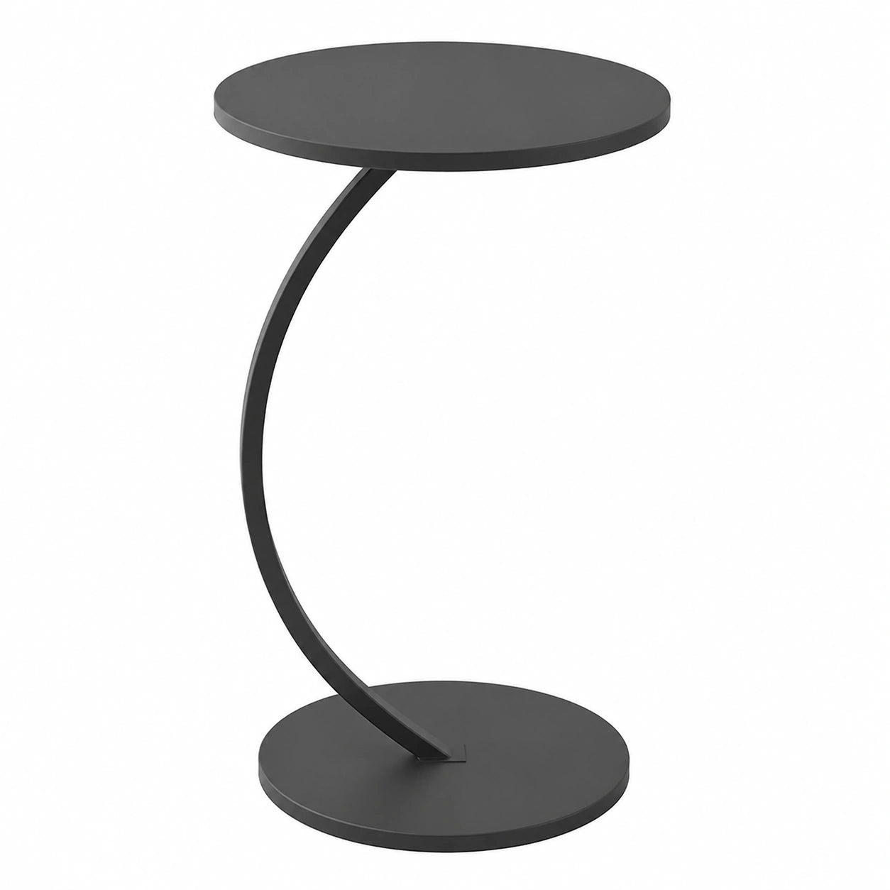 Mesa de Centro Vicco Alvio en Negro, 40x60 cm, Ideal para Salón o Dormitorio
