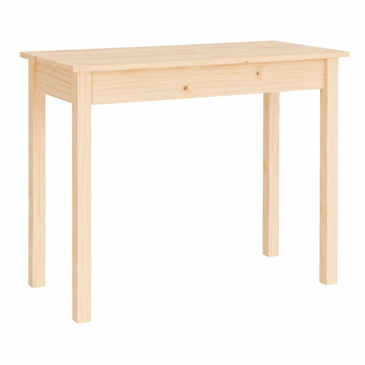 Mesa Consola de Madera de Pino para Entrada, 80x40x75 cm