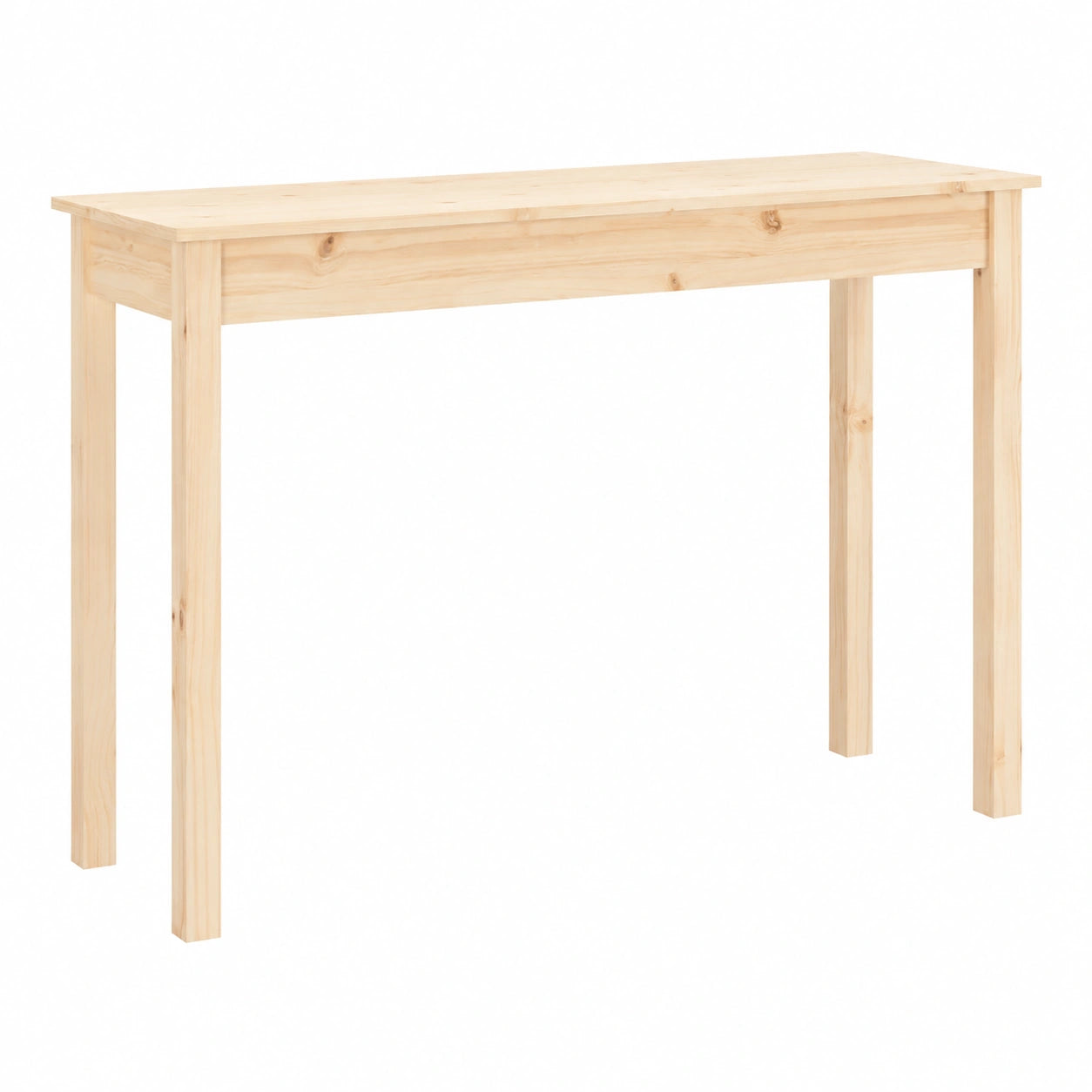 Mesa Consola de Madera de Pino para Pasillo 110x40x75 cm