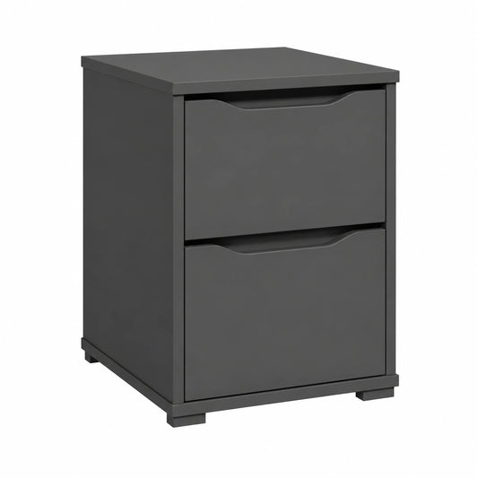 Mesa de Noche Vicco Ruben Antracita para Cama, 40.2x53.6 cm