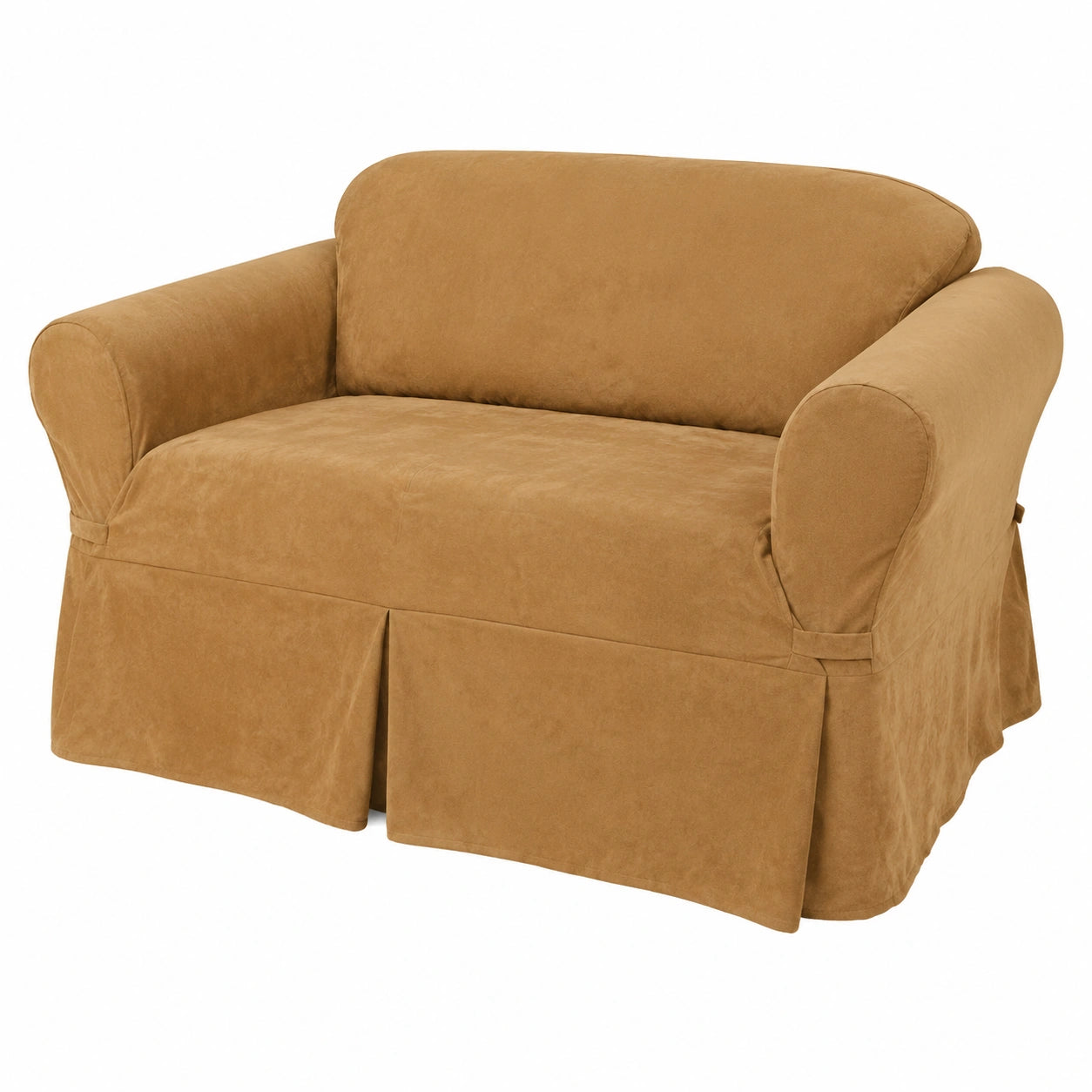 Funda Protectora de Gamuza para Loveseat Camel
